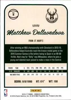 Back of Matthew Dellavedova