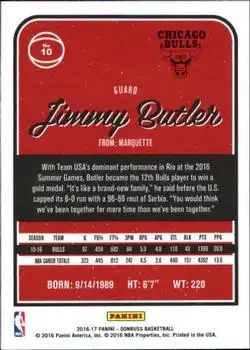 Back of Jimmy Butler