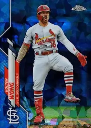 2020 Topps Chrome Sapphire Edition #369 - Kolten Wong - St. Louis Cardinals