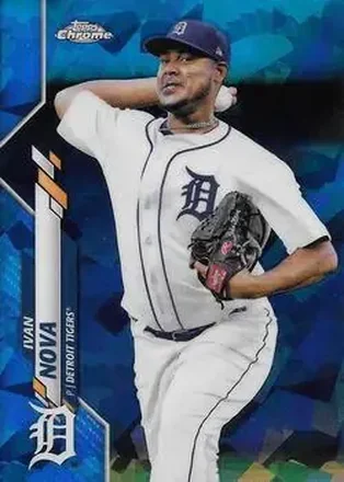 2020 Topps Chrome Sapphire Edition #379 - Ivan Nova - Detroit Tigers