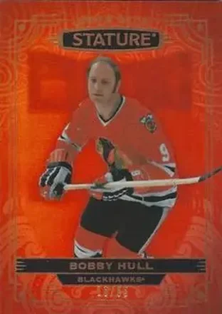 2022-23 Upper Deck Stature - Orange #5 - Bobby Hull - Chicago Blackhawks