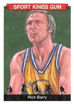 2018 Sportkings #8 - Rick Barry - Golden State Warriors