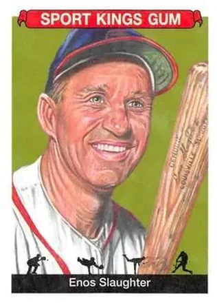 2018 Sportkings #9 - Enos Slaughter - St. Louis Cardinals