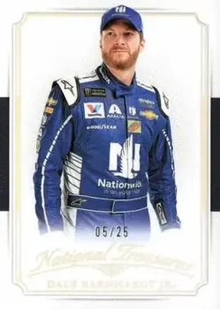 2025 Panini National Treasures - 2016 Throwback Holo Silver #21 - Dale Earnhardt Jr - Hendrick Motorsports