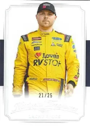 2025 Panini National Treasures - 2016 Throwback Holo Silver #32 - Layne Riggs - Front Row Motorsports