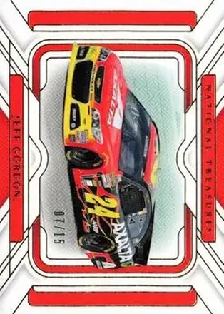 2025 Panini National Treasures - Rides Gold #4 - Jeff Gordon - Hendrick Motorsports