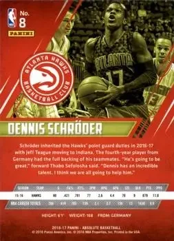 Back of Dennis Schroder