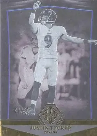 2018 Panini Majestic - Gold #10 - Justin Tucker - Baltimore Ravens
