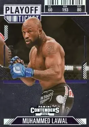2025 Panini Contenders PFL - Playoff Ticket #43 - Muhammed Lawal