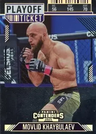 2025 Panini Contenders PFL - Playoff Ticket #52 - Movlid Khaybulaev