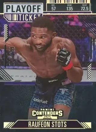 2025 Panini Contenders PFL - Playoff Ticket #59 - Raufeon Stots