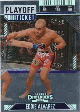 2025 Panini Contenders PFL - Playoff Ticket #71 - Eddie Alvarez