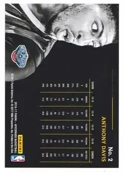 Back of Anthony Davis