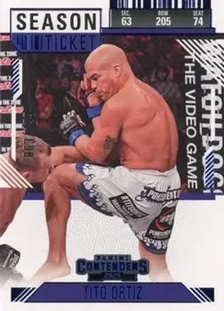 2025 Panini Contenders PFL - Season Ticket Blue #5 - Tito Ortiz
