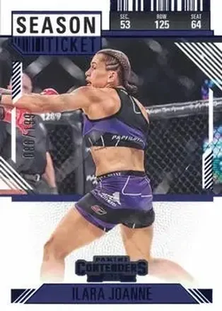 2025 Panini Contenders PFL - Season Ticket Blue #20 - Ilara Joanne