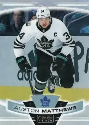 2019-20 O-Pee-Chee Platinum #10b - Auston Matthews - Toronto Maple Leafs