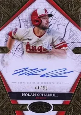2025 Topps Tier One - City Connect Signatures #CCS-NS - Nolan Schanuel - Los Angeles Angels