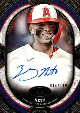 2025 Topps Tier One - Tier One Shots Autographs #TOS-ZN - Zach Neto - Los Angeles Angels