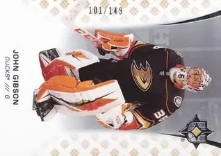 2020-21 Upper Deck Ultimate Collection #56 - John Gibson - Anaheim Ducks