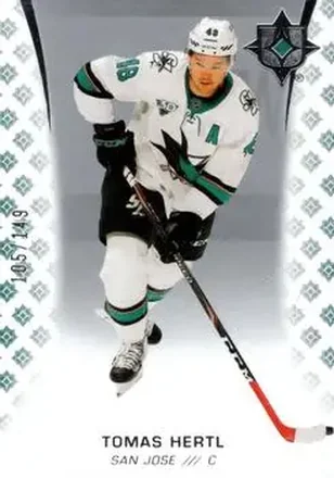2020-21 Upper Deck Ultimate Collection #59 - Tomas Hertl - San Jose Sharks