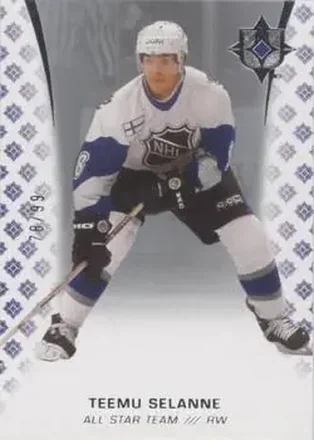 2020-21 Upper Deck Ultimate Collection #96 - Teemu Selanne