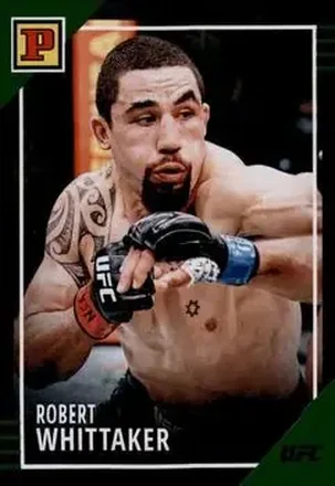 2022 Panini UFC Debut Edition - Green #47 - Robert Whittaker