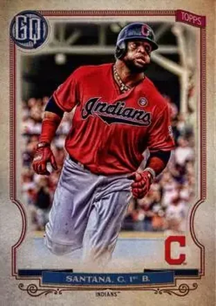 2020 Topps Gypsy Queen #31b - Carlos Santana - Cleveland Indians