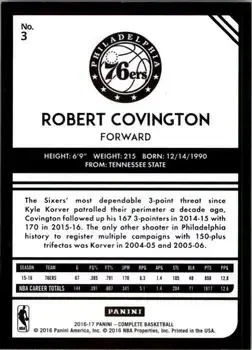 Back of Robert Covington