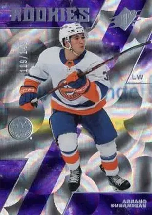 2023-24 SPx - Parallax Purple #198 - Arnaud Durandeau - New York Islanders