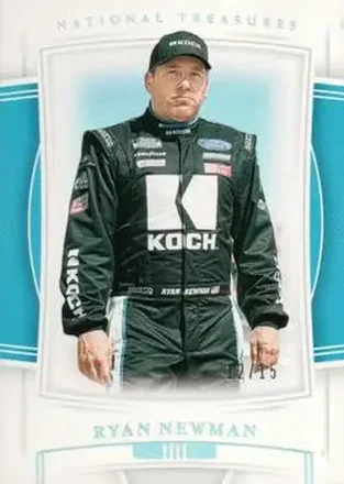 2020 Panini National Treasures - Holo Silver #5 - Ryan Newman - Roush Fenway Racing
