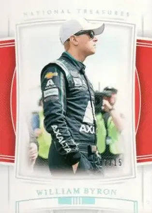 2020 Panini National Treasures - Holo Silver #18 - William Byron - Hendrick Motorsports