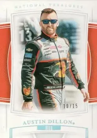 2020 Panini National Treasures - Holo Silver #25 - Austin Dillon - Richard Childress Racing