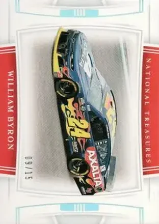 2020 Panini National Treasures - Holo Silver #52 - William Byron - Hendrick Motorsports