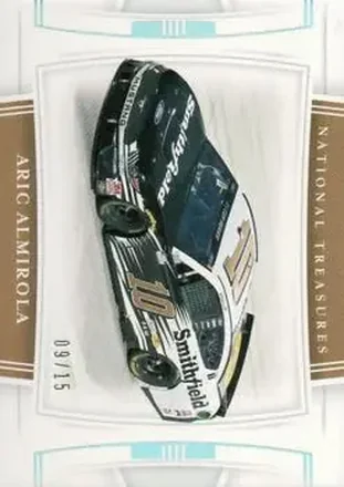 2020 Panini National Treasures - Holo Silver #54 - Aric Almirola - Stewart-Haas Racing