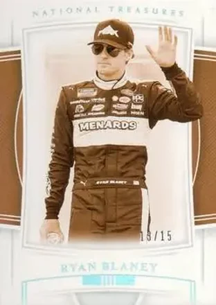 2020 Panini National Treasures - Holo Silver #83 - Ryan Blaney - Team Penske