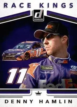 2018 Donruss #11 - Denny Hamlin - Joe Gibbs Racing