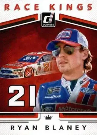 2018 Donruss #12 - Ryan Blaney - Wood Brothers Racing