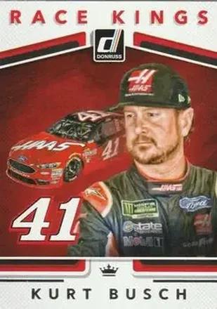 2018 Donruss #15 - Kurt Busch - Stewart-Haas Racing