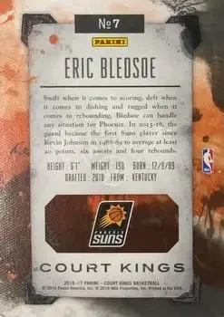 Back of Eric Bledsoe