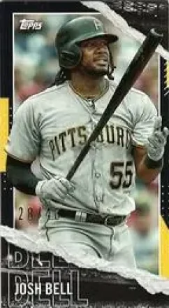 2020 Topps Rip - Mini Cards Black #M-26 - Josh Bell - Pittsburgh Pirates