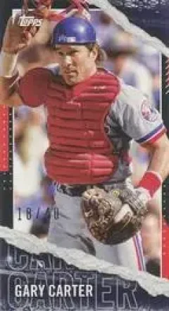 2020 Topps Rip - Mini Cards Black #M-36 - Gary Carter - Montreal Expos