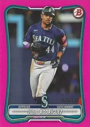 2026 Bowman - Pink #5 - Julio Rodríguez - Seattle Mariners