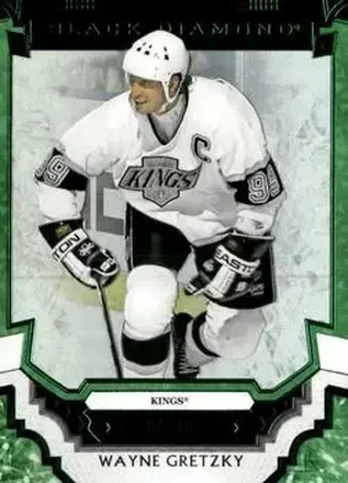 2023-24 Upper Deck Black Diamond - Green #BDB-WG - Wayne Gretzky - Los Angeles Kings