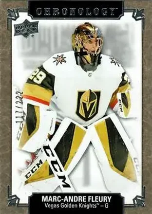 2019-20 Upper Deck Chronology #133 - Marc-Andre Fleury - Vegas Golden Knights