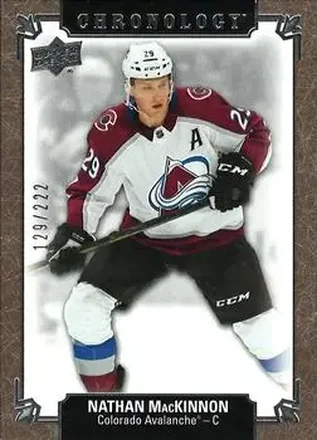 2019-20 Upper Deck Chronology #141 - Nathan MacKinnon - Colorado Avalanche