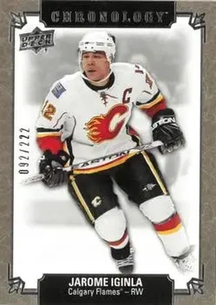 2019-20 Upper Deck Chronology #151 - Jarome Iginla - Calgary Flames