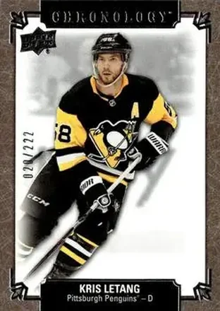 2019-20 Upper Deck Chronology #158 - Kris Letang - Pittsburgh Penguins