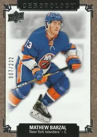 2019-20 Upper Deck Chronology #161 - Mathew Barzal - New York Islanders