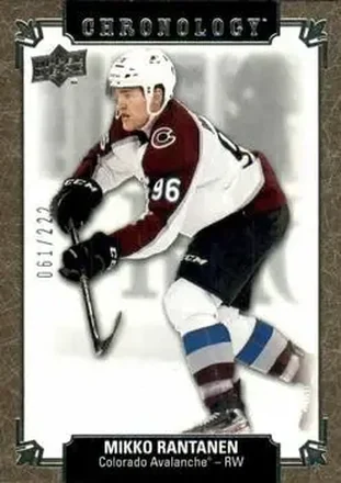 2019-20 Upper Deck Chronology #162 - Mikko Rantanen - Colorado Avalanche