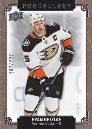 2019-20 Upper Deck Chronology #172 - Ryan Getzlaf - Anaheim Ducks